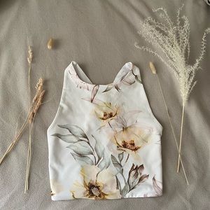 Forever 21 Floral Sports Bra